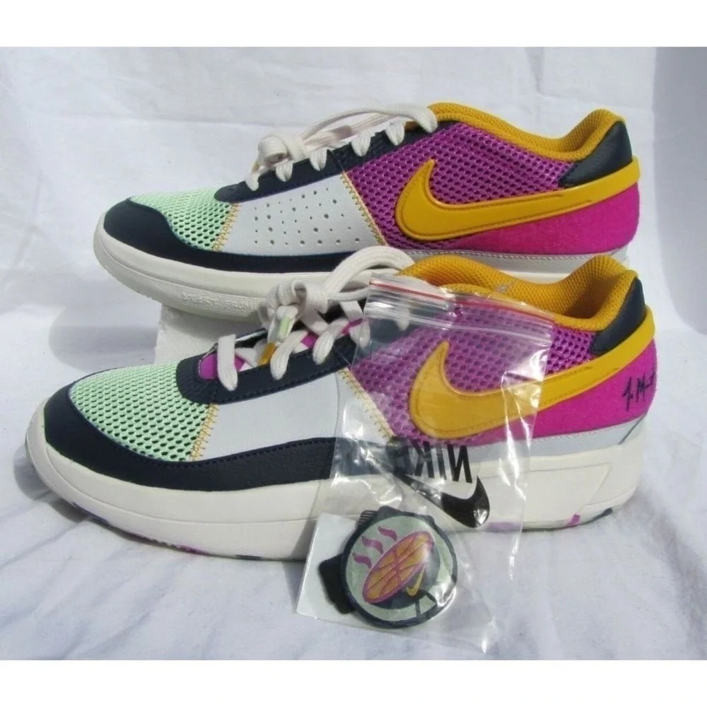 NIKE Basketball Shoes‎ Boys 7Y Multi-Color New Ja 1 Signature FN4977-100 Box